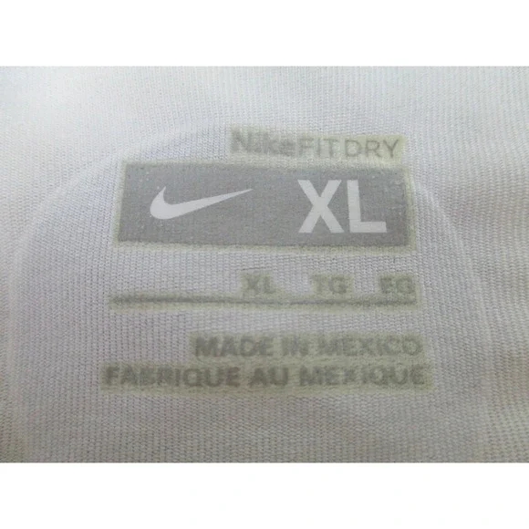 Nike Pro Fit Dry T Shirt‎ Mens XL White Short Sleeve Performance Training Active